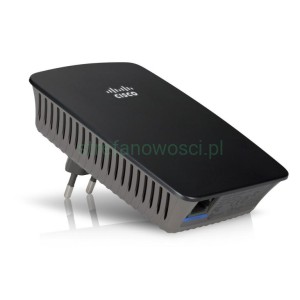 Repeater sygnalu WiFi N Linksys RE1000 LAN